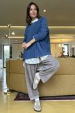 Conrad Oversized Boxy Knit Denim
